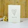 Personalised Hand Painted Heart Card, thumbnail 9 of 12