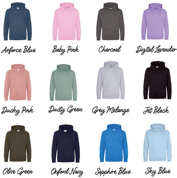 Ball Pen Style Sibling Hoodie Set, 5 of 5