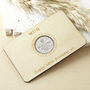 60th Birthday 1965 Or 1966 Sixpence Personalised Wallet Card, thumbnail 2 of 6