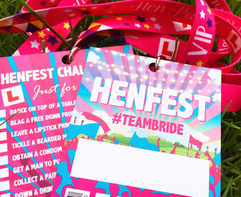 Henfest Festival Hen Party Vip Lanyards, 7 of 8
