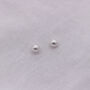9ct Solid Gold And Freshwater Pearl Stud Earrings, thumbnail 1 of 5
