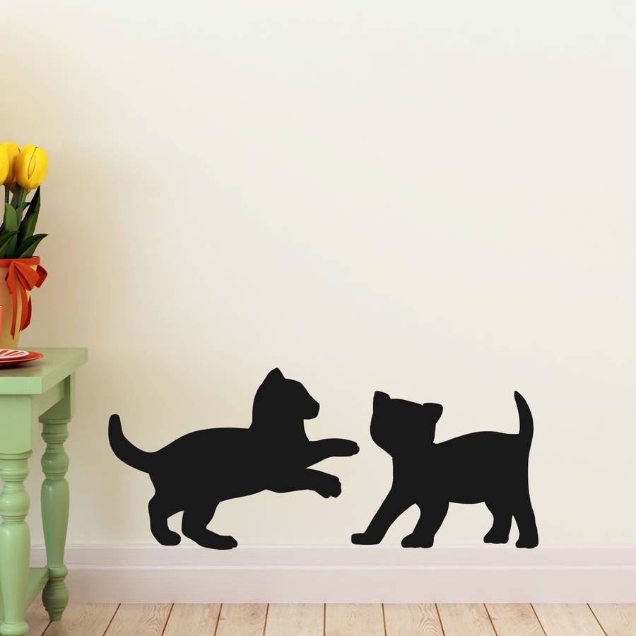 Cat Wall Art Stickers By Wall Art Quotes & Designs By Gemma Duffy