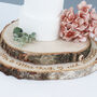 Personalised Natural Birch Log Cake Stand, thumbnail 3 of 9