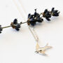 Silver Swallow Necklace, thumbnail 3 of 12
