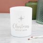 Personalised Christmas Star Candle Holder, thumbnail 5 of 8