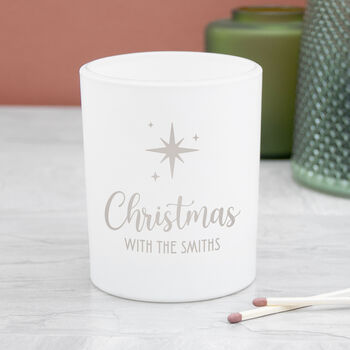 Personalised Christmas Star Candle Holder, 5 of 8