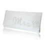Mrs Initial Bridal Wedding Day Clutch, thumbnail 3 of 6