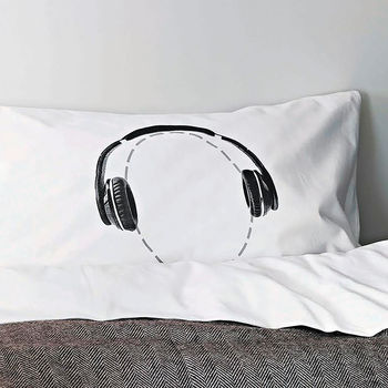 Headphones Pillowcase For Music Lovers Headcase Range, 2 of 12