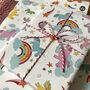 Unicorn Gift Wrapping Paper Or Gift Wrap And Card Set, thumbnail 7 of 12