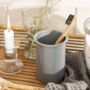 Grey Enamel Toothbrush Holder, thumbnail 1 of 2