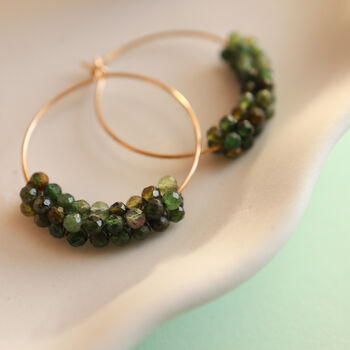 Green Tourmaline Earrings, 4 of 7