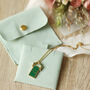 Personalised Lucky Clover Enamel Pendant Necklace, thumbnail 1 of 7