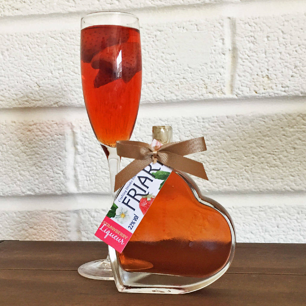 Strawberry Vodka Love Heart By Still Sisters & Friary Drinks