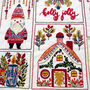 Christmas Folk Festive Embroidery Kit, thumbnail 11 of 12