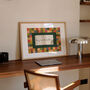 Hugs In The Hallway Checkered Wall Print, thumbnail 5 of 7