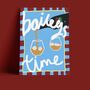 'Bailey's Time' Christmas Art Print, thumbnail 3 of 5
