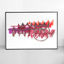 Forms Three, Contemporary Abstract Print In Hot Colours, thumbnail 1 of 4