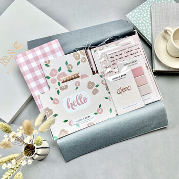 Blush Floral Stationery Box, 2 of 10
