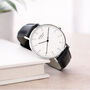 Men`s Minimalist Personalised Watch Architect Zephyr, thumbnail 2 of 4