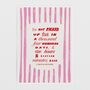 The 1975 'Part Of The Band' Striped Lyric Music Art Print, thumbnail 2 of 4