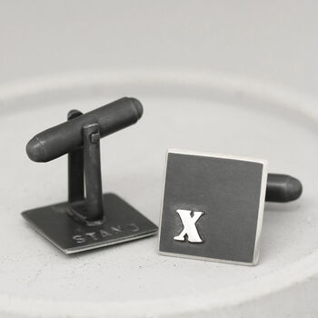 10th Anniversary Gift For Him. Roman Numeral Cufflinks, 2 of 10