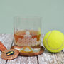 Tennis Etched Glass Tumbler, thumbnail 1 of 2