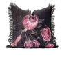 Antique Rose Print Cushion, thumbnail 2 of 3