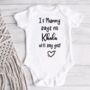 If Mummy Says No Auntie Will Say Yes Personalised Vest, thumbnail 5 of 7