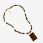 Nekomeishi Tigers Eye And Semi Precious Stones Necklace, thumbnail 3 of 6