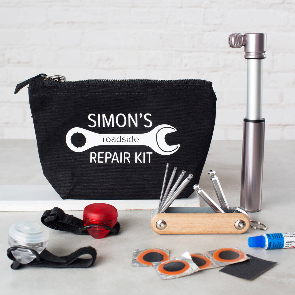 Personalised Deluxe Cycling Repair Gift Set, 1 of 4