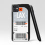 Personalised Los Angeles Ticket Design Clear Phone Case, thumbnail 3 of 5