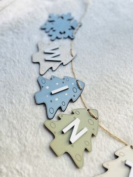 Winter Garland Hanging Bunting For Home Decoration Seasonal Bunting, 5 of 10