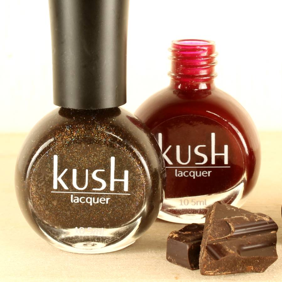 decadence nail polish gift set by kush lacquer
