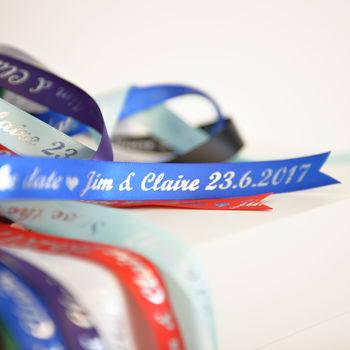 Personalised 'Save The Date' Ribbon, 4 of 10