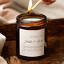 Valentine's Day Gift For Her Personalised Candle, thumbnail 1 of 11