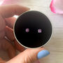 February Birthstone Silver Studs In A Keepsake Gift Tin, thumbnail 1 of 9