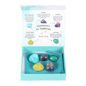 Sagittarius Crystal Tumblestone Set, 3 of 4