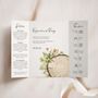 Wood Slice Theme Gatefold Wedding Invitations, thumbnail 1 of 5