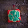 Lucky Four Leaf Clover Tapestry Lavender Bag Kit, thumbnail 3 of 5