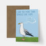 Greedy Seagull Love Card, thumbnail 2 of 2