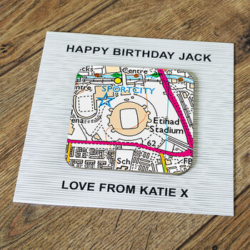 Favourite Football Grounds Coaster Card, 7 of 12