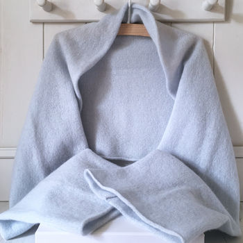 Personalised New Mum Cashmere Shrug And Teether Giftset, 6 of 12