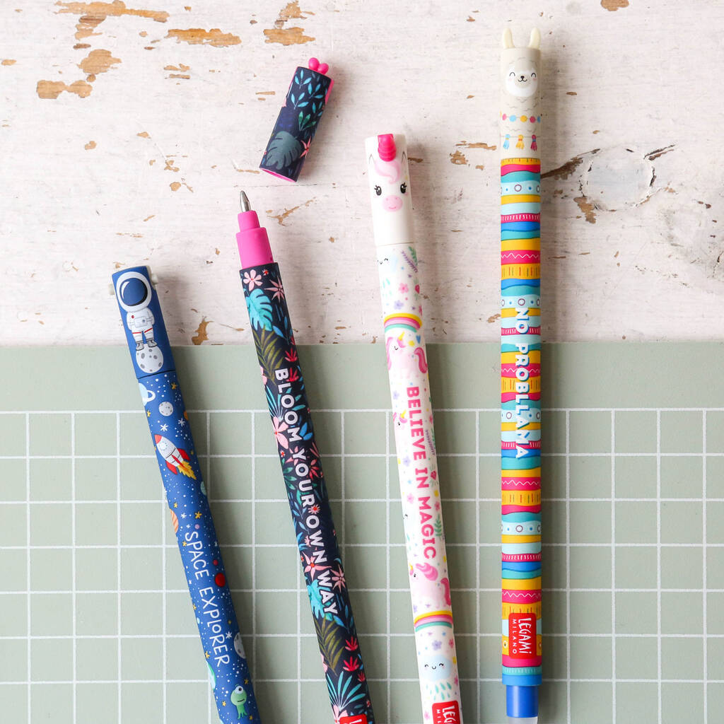 Legami Gel Pens, Lovely Friends Collection, Cute Animal Pens, School Office  Pen, Birthday Gift 
