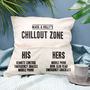 Personalised His And Hers Couple Pocket Cushion Cover, thumbnail 1 of 4