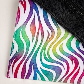 Disabled Blue Badge Parking Permit Wallet In Tiger Rainbow, 6 of 11
