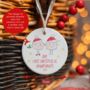 Our First Christmas As Grandparents Ceramic Tree Decoration C, thumbnail 2 of 3