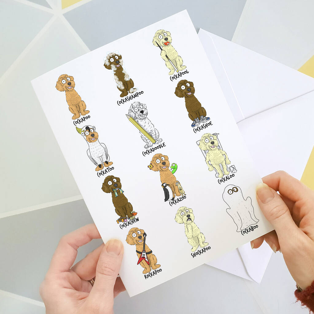 Funny Cockapoo Birthday Card By Giddings Gifts | notonthehighstreet.com