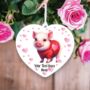Personalised Pig Love Decoration, thumbnail 2 of 2