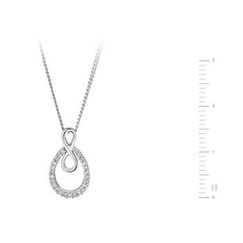 Emily And Ophelia Diamond Infinity Necklace, 4 of 4