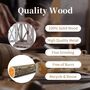 Two Vintage Distressed Wood Decorative Candle Lantern, thumbnail 5 of 7